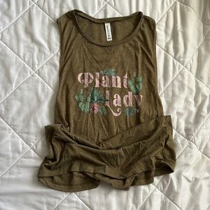 Plant lady muscle tank